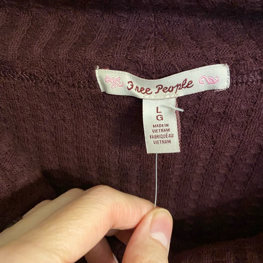 Free People Juicy Tulip back Size Large Color is Date Night Red $88 - Picture 7 of 11